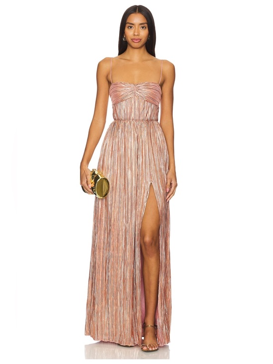 Lovers + Friends Dresses & Skirts - Lovers and Friends Emmy Dress in Rose Gold Metallic
